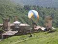 Paragliding in Georgia, Caucasus
